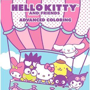 Hello Kitty and Friends Advanced Coloring Book (Amazing World Let's Go)